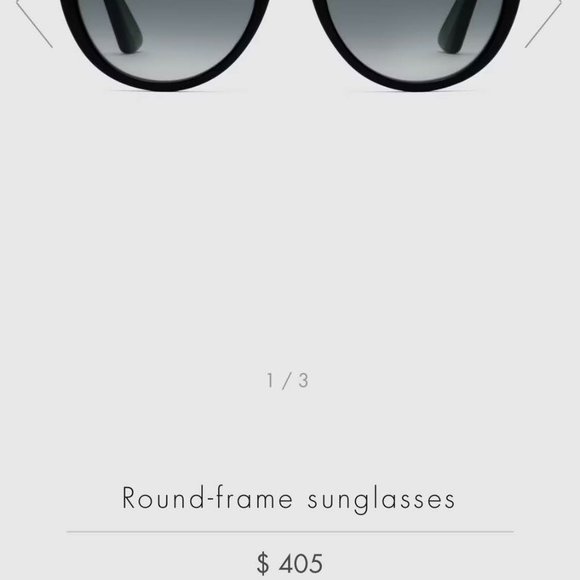 $405 round-frame Gucci Sunglasses, Men's listing, genuine - Picture 1 of 6
